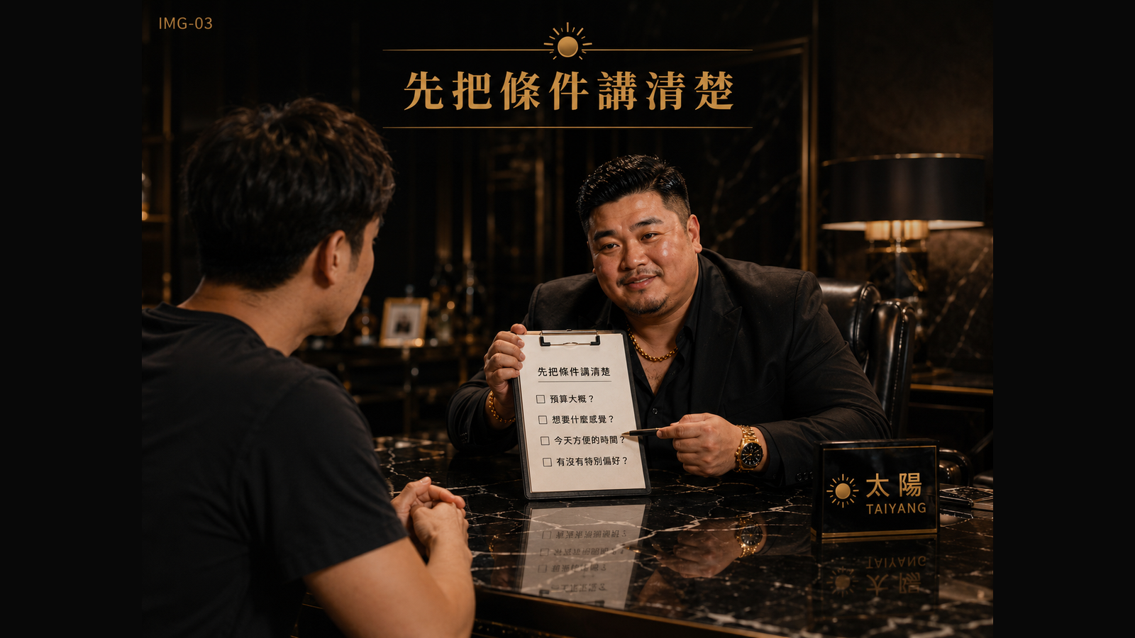 把已知條件說清楚,建立第一輪篩選