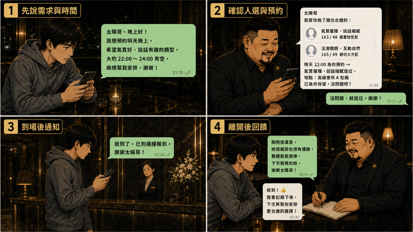 第一次舒壓從需求、預約、到場到回饋的完整流程